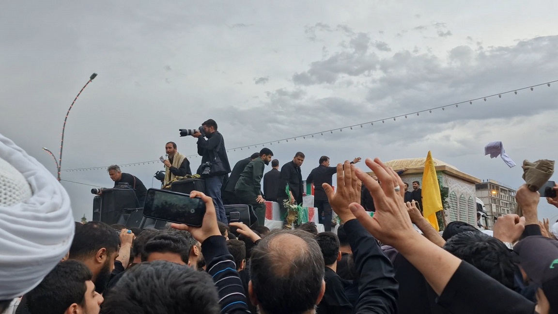 استقبال از پیکر شهیدجمهور در قم