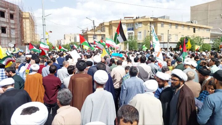 راهپیمایی جمعه های خشم در قم برگزار شد