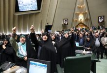 تصاویر نمایندگان مجلس علیه اسرائیل