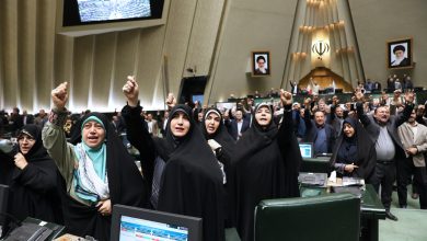 تصاویر نمایندگان مجلس علیه اسرائیل