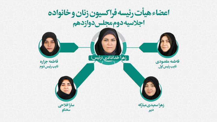 اعضای فراکسیون زنان مجلس