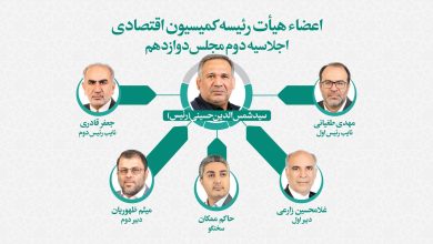 اعضای کمیسیون اقتصادی مجلس