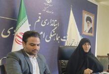 دیدار بانوان خبرنگار قم با مدیرکل امور بانوان استانداری